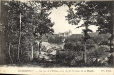 CPA Pierrefonds Vue sur le Chateau prise de la Terrasse de la Muette 