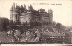 CPA Chateau de Pierrefonds Cote de la Chapelle 