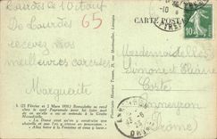 CPA Bernadette se rend chez la cure 