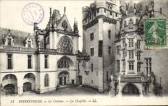 CPA Pierrefonds Le Chateau La Chapelle 