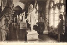 CPA Galerie de Sculpture Musee de Morlaix 
