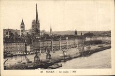 CPA Rouen Les quais 