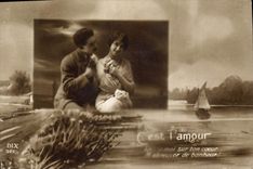 CPA C'est l'amour Femme