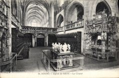 CPA Eglise de Brou Le Choeur 