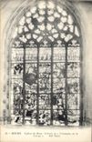 CPA Bourg Eglise de Brou Vitrail le Triomphe de la Vierge 