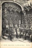 CPA Eglise de Brou Les Stalles de Choeour 