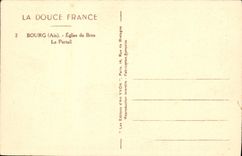 CPA Bourg Ain Eglise de Brou Le Portail 