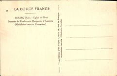 CPA Bourg Ain Statuette du Tombeau de Marguerite d'Autriche Madeline avant sa Conversion