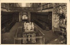 CPA Bourg Ain Eglise de Brou Le Choeur et le Mausolee de Philibert le Beau 