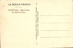 CPA Eglise de Brou Les Stalles du Choeur 