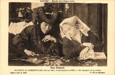CPA Nantes Musee des Beaux Arts Ecole Flamande Marinus de Homerswael 