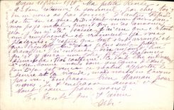 CPA Femme Fachette Poesie