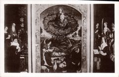 CPA Aix en Provence athedrale en Provence Cathedrale Saint Sauveur Le Buiison Ardent par Nicolas Fro