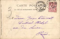 CPA La Femme au Baquel allaitant son Enfant 