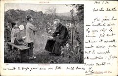 CPA Muenter Le Catechisme 