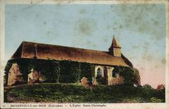CPA Benerville sur Mer Calvados l'Eglise Saint Christophe 