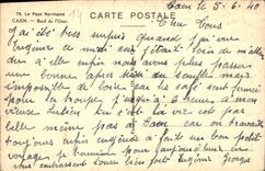 CPA Caen Bord de l'Orne 