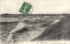 CPA Trouville La Jette Promenade 