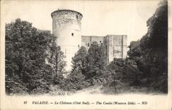 CPA Falaise Le Chateau Cote Sud 