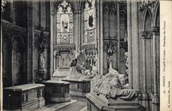 CPA Dreux Chapelle St Louis Pourtour du Choeur 