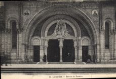 CPA Lourdes Entree du Rosaire 