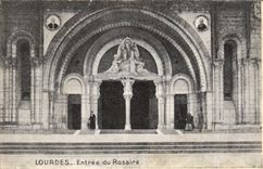 CPA Lourdes Entree du Rosaire 