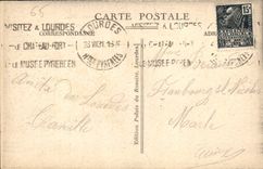 CPA Lourdes Entree du Rosaire 