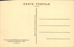 CPA Couvent des Religieuses Augustines de Saint Germain en Laye Le calvaire