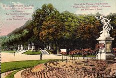 CPA St Germain en Laye Rond Point de la Terrasse 