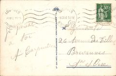 CPA Lourdes La Basilique vue du Chateau Fort 