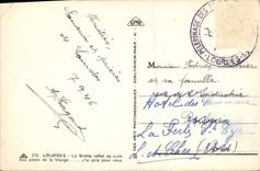 CPA Lourdes La Grotte 