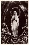 CPA Lourdes La Vierge de la Grotte 