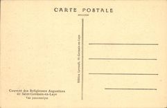 CPA Couvent des Religieuses Augustines de Saint Germain en Laye Vue panoramique 