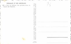 CPA Versailles et ses Merveilles Parc du chateau Les grandes eaux au bassin de Neptune 