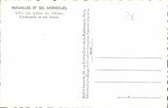 CPA Les jardins du chateau L'orangerie et son bassin 