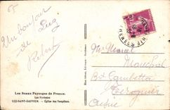 CPA Les Beaux de France Les Pyrences Luz Saint Sauveur Eglise des Templiers