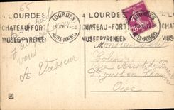 CPA Lourdes La Vierge a la Grotte 