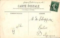 CPA Environs de Cauterets Route du Pont d'Espagne Cascade du Cerisey 