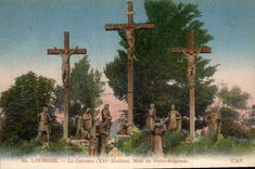 CPA Lourdes La Calvaire Mort de Notre Seigneur 