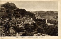 CPA Lourdes Vue Plongeante sus La Basilique 