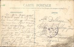 CPA Lourdes La Basilique vue laterale 