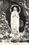 CPA Lourdes Le Vierge de la Grotte 