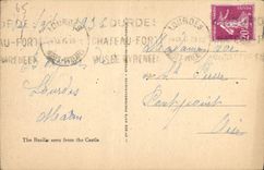 CPA Lourdes La Basilique vue du Chateau Fort 