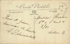 CPA Lourdes La Calvaire Breton et la Basilique 