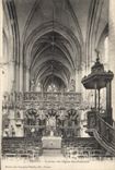 CPA Troyes Interieur del'Eglise Sta Madeleine 