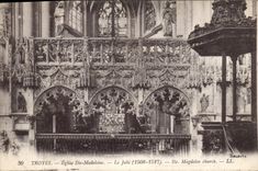 CPA Troyes Eglise Sta Madeleine Le Jube 