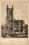 CPA Troyes La Cathedrale 