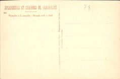 CPA Splendeurs et Charmes de Versailles Nymphe a la coquille 