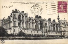 CPA St Germain en Laye Le Chateau Facade septentrionale 