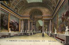 CPA Versailles Le Chateau La Galerie des Batailles 